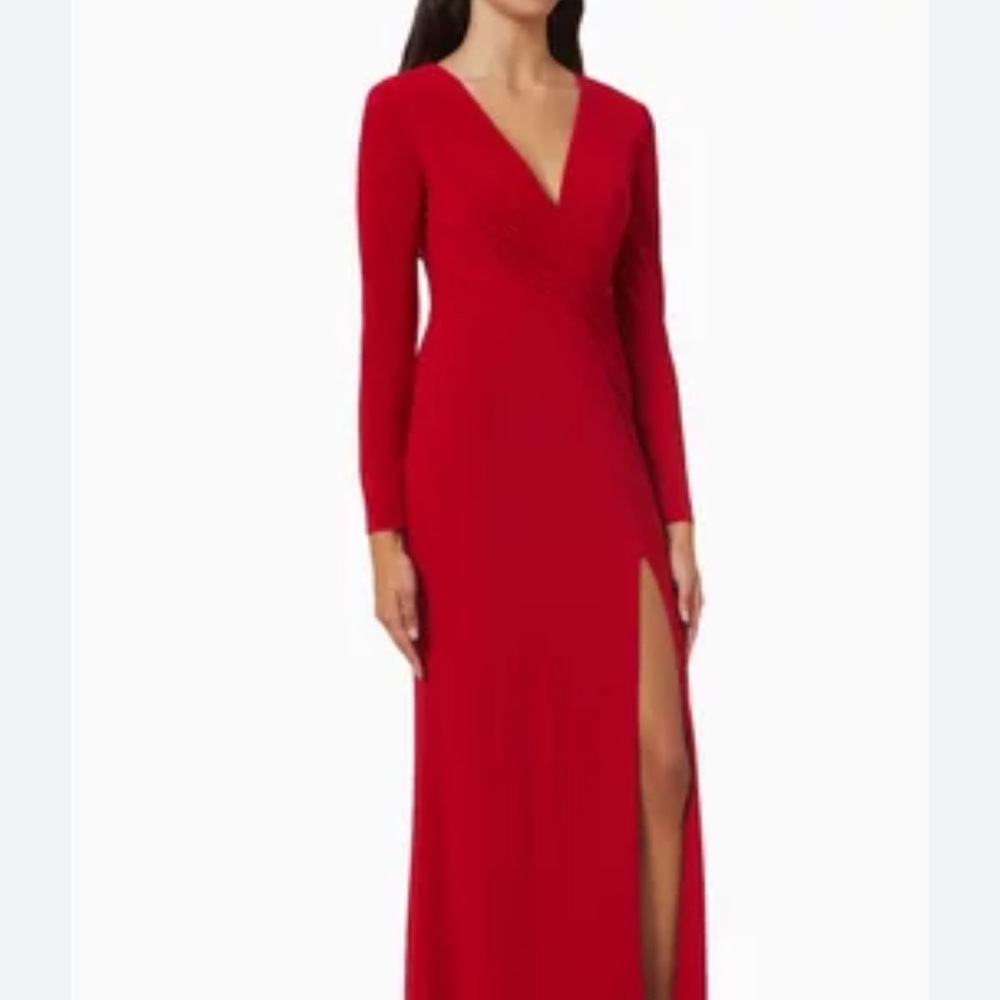 Karen Red Long Dress NWT L